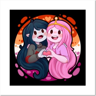 Marceline & Bubblegum Posters and Art